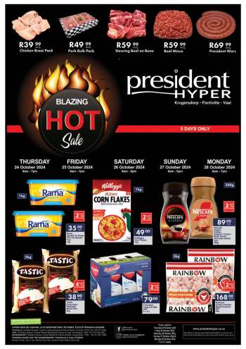 President Hyper catalogue  - 24/10/2024 - 28/10/2024.