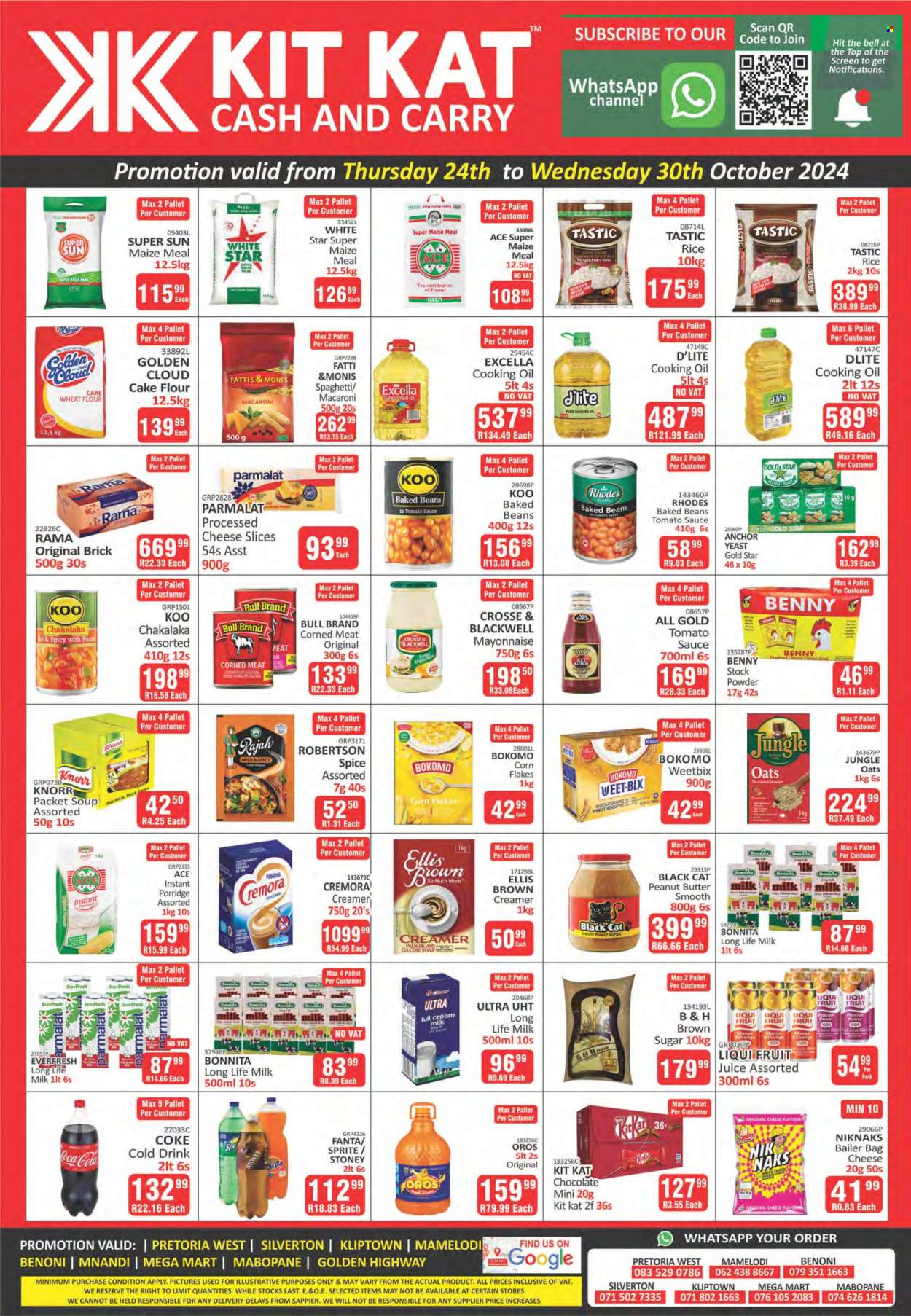 Kit Kat Cash & Carry specials - 24/10/2024 - 30/10/2024. Page 1