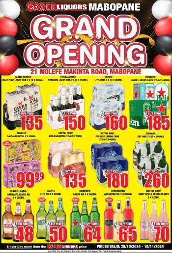 Boxer catalogue  - 25/10/2024 - 10/11/2024.