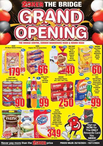 Boxer catalogue  - 25/10/2024 - 10/11/2024.