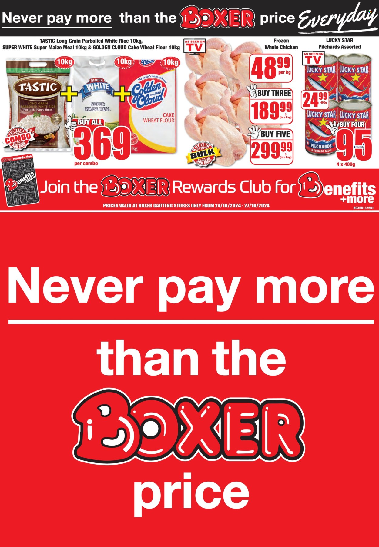 Boxer specials - 24/10/2024 - 27/10/2024. Page 1