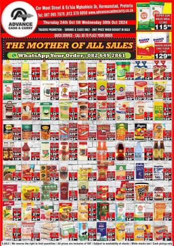Advance Cash & Carry catalogue  - 24/10/2024 - 30/10/2024.
