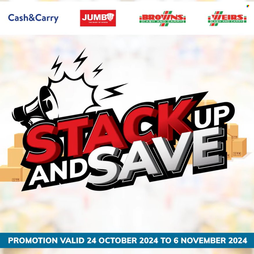 Jumbo Cash & Carry specials - 24/10/2024 - 06/11/2024. Page 1