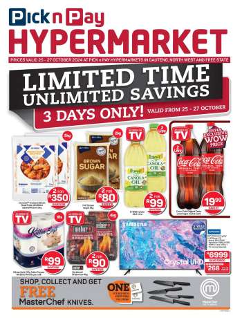 Pick n Pay Hypermarket catalogue  - 25/10/2024 - 27/10/2024.