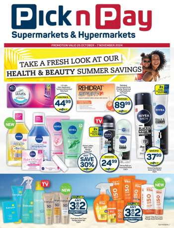 Pick n Pay catalogue  - 25/10/2024 - 07/11/2024.