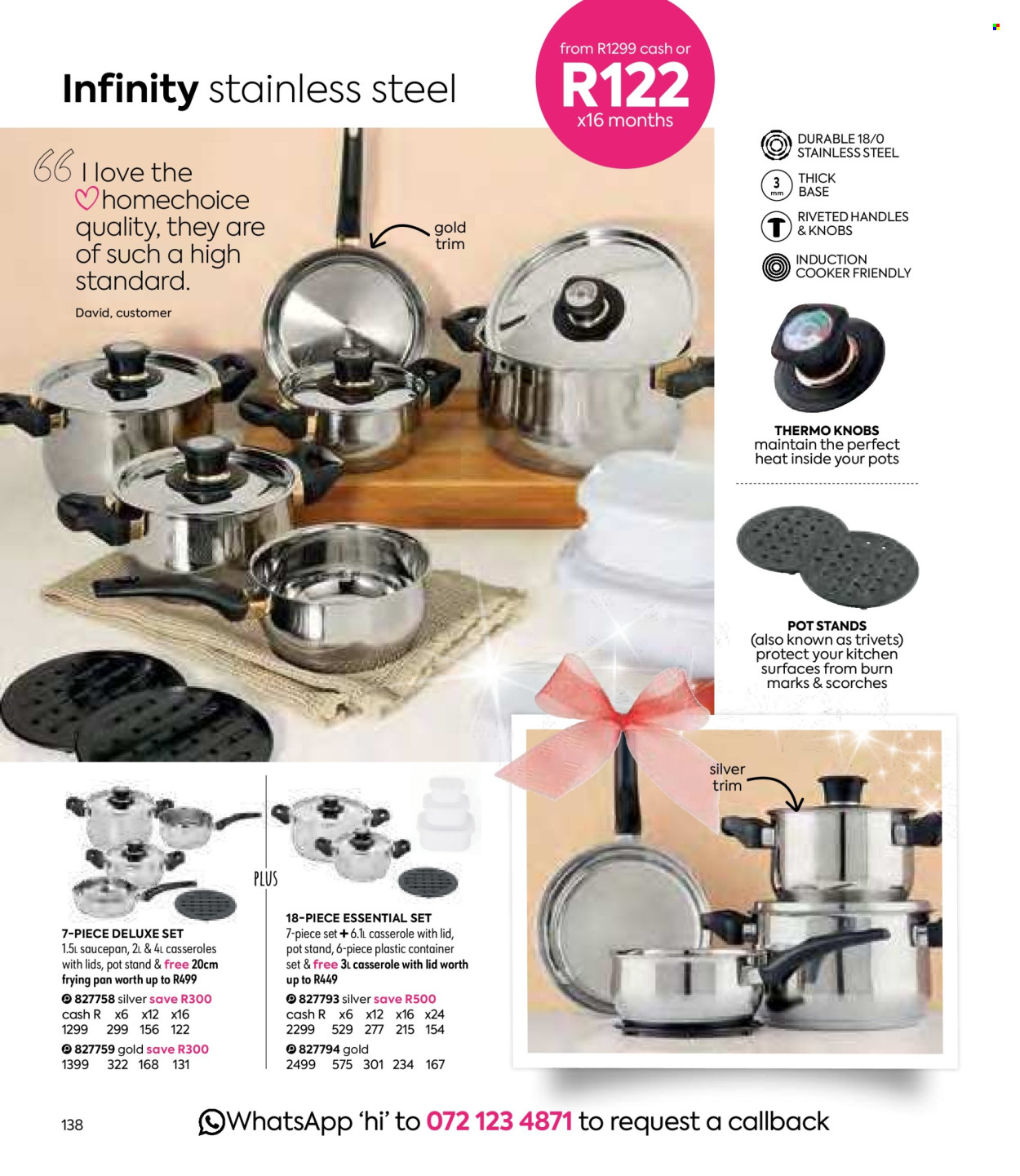 HomeChoice specials - 25/10/2024 - 02/12/2024. Page 138