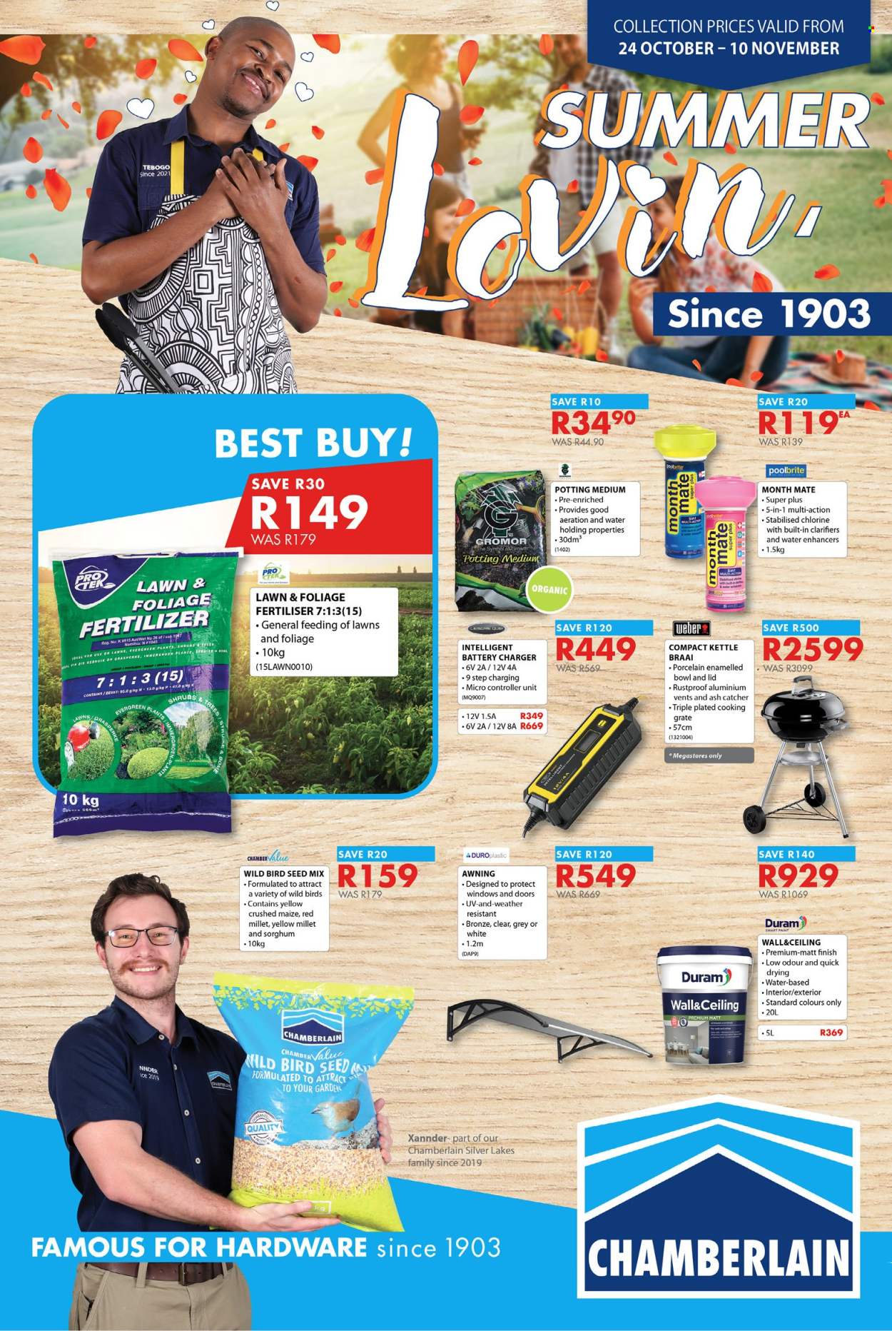 Chamberlain specials - 24/10/2024 - 10/11/2024. Page 1