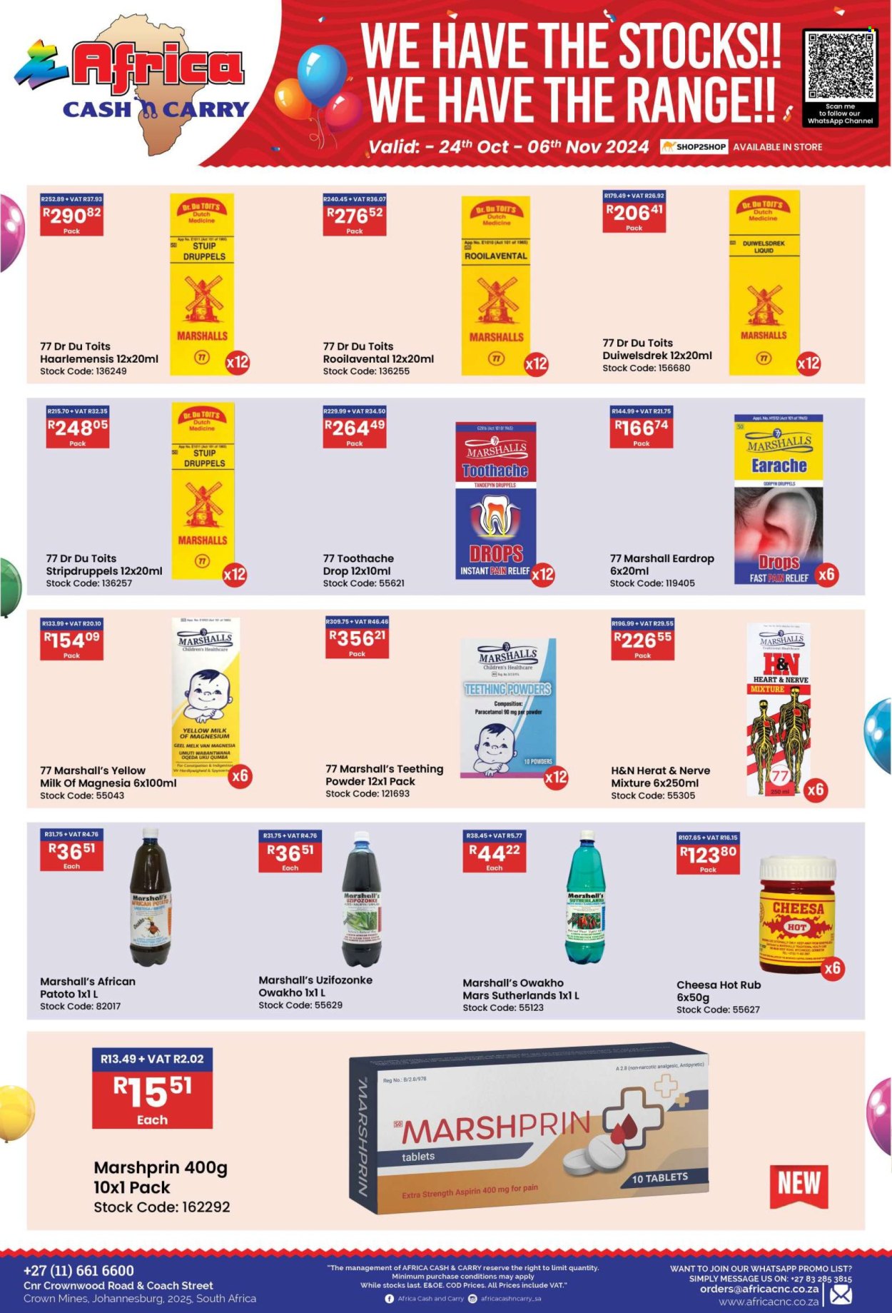 Africa Cash & Carry specials - 24/10/2024 - 06/11/2024. Page 16