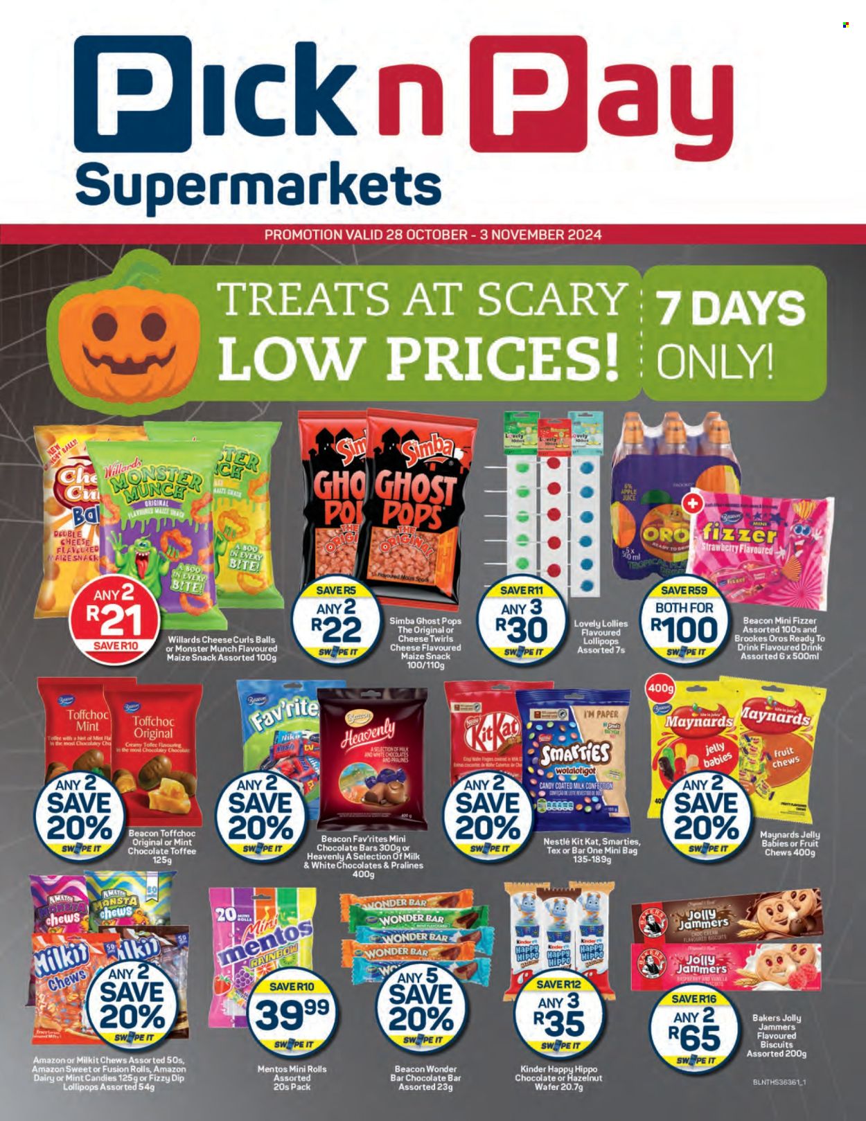 Pick n Pay Supermarket specials - 28/10/2024 - 03/11/2024. Page 1