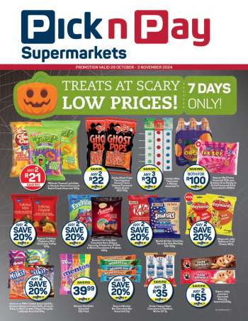 Pick n Pay Supermarket catalogue  - 28/10/2024 - 03/11/2024.
