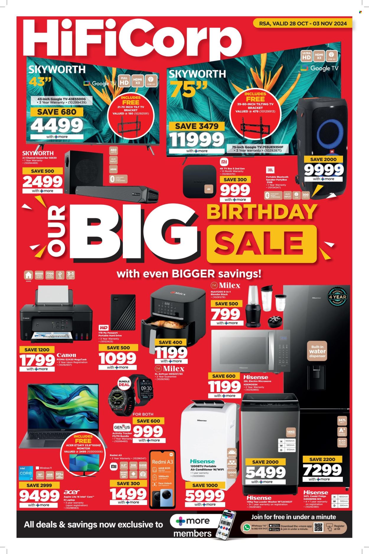 HiFi Corp specials - 28/10/2024 - 03/11/2024. Page 1
