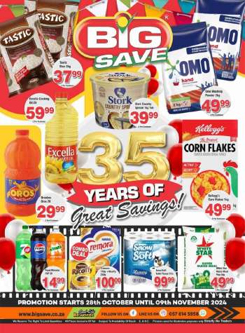 Big Save catalogue  - 28/10/2024 - 09/11/2024.