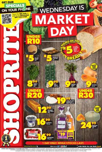 Shoprite catalogue  - 30/10/2024 - 30/10/2024.