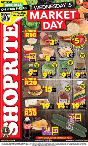 Shoprite catalogue  - 30/10/2024 - 30/10/2024.