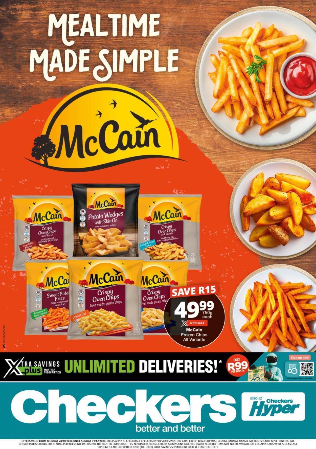 Checkers specials - 28/10/2024 - 01/12/2024. Page 1