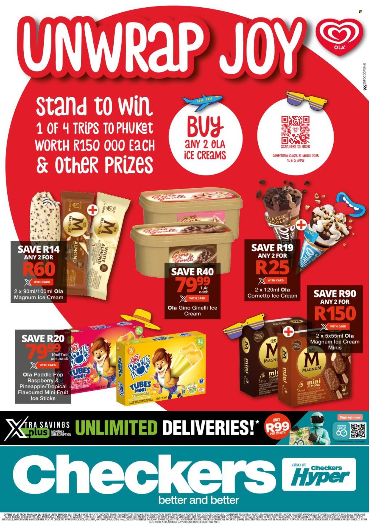 Checkers specials - 28/10/2024 - 10/11/2024. Page 1