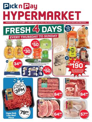Pick n Pay Hypermarket catalogue  - 31/10/2024 - 03/11/2024.