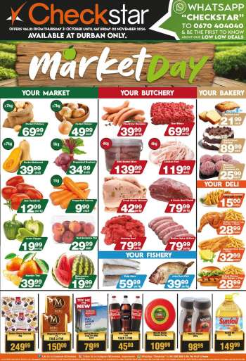 Checkstar catalogue  - 31/10/2024 - 02/11/2024.