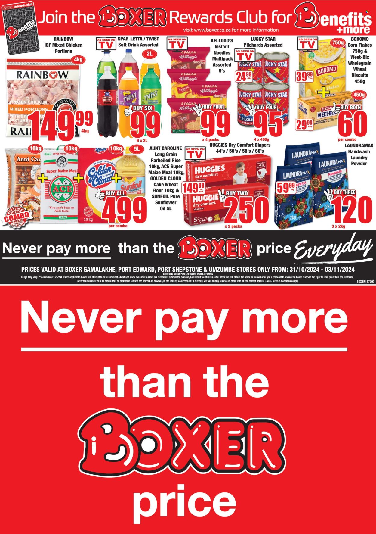 Boxer specials - 31/10/2024 - 03/11/2024. Page 1