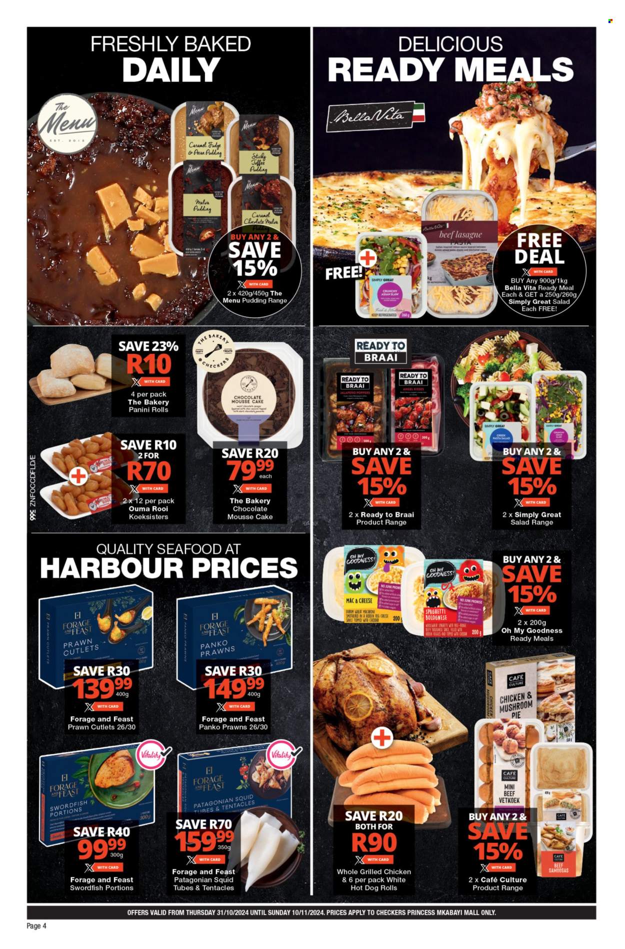 Checkers specials - 31/10/2024 - 10/11/2024. Page 4