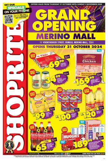 Shoprite catalogue  - 31/10/2024 - 03/11/2024.