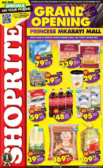 Shoprite catalogue  - 31/10/2024 - 10/11/2024.