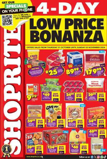 Shoprite catalogue  - 31/10/2024 - 03/11/2024.