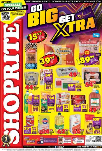 Shoprite catalogue  - 31/10/2024 - 03/11/2024.