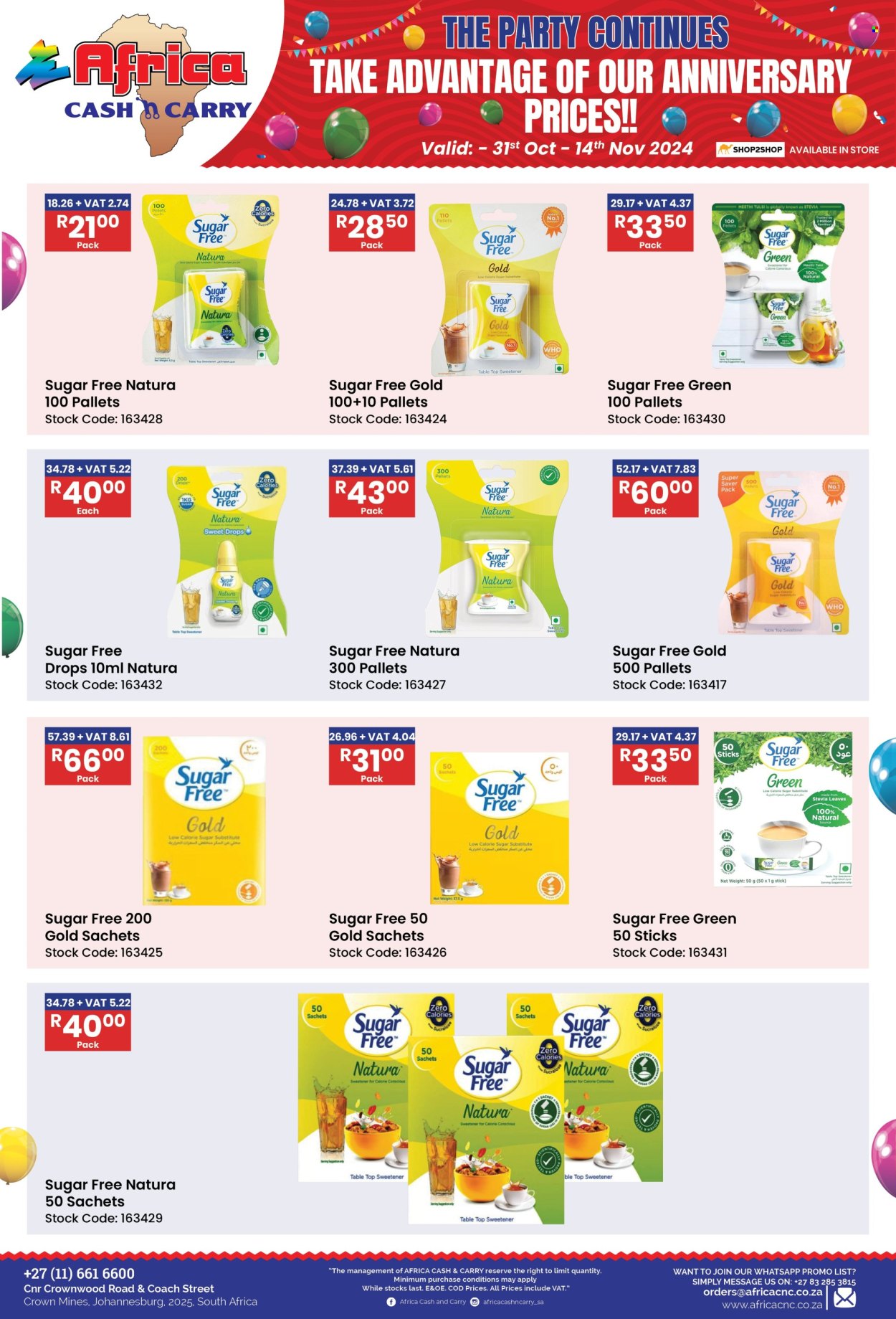 Africa Cash & Carry specials - 31/10/2024 - 14/11/2024. Page 1