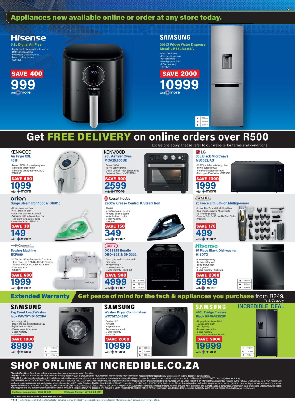 Incredible Connection specials - 01/11/2024 - 10/11/2024. Page 12
