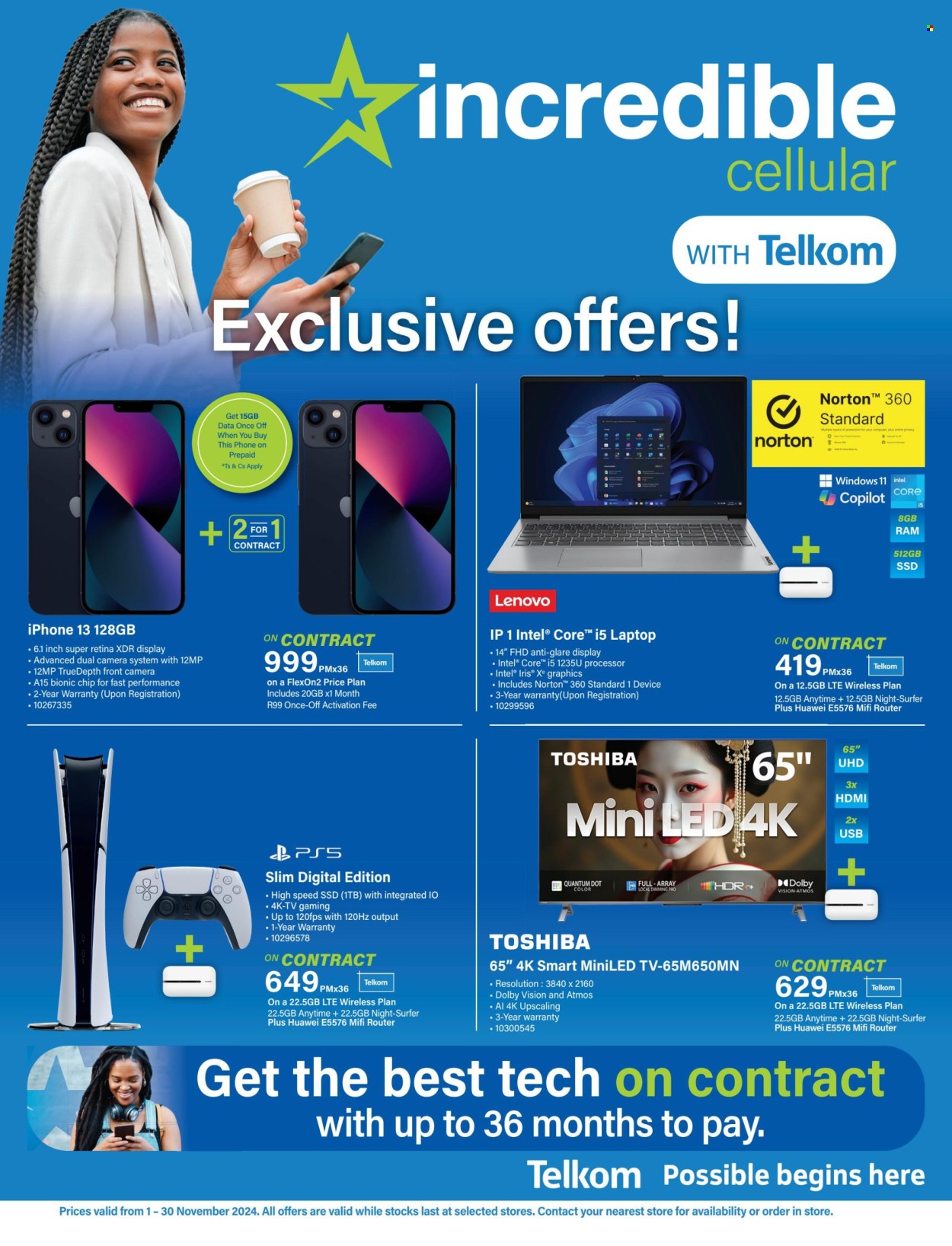 Incredible Connection specials - 01/11/2024 - 30/11/2024. Page 1