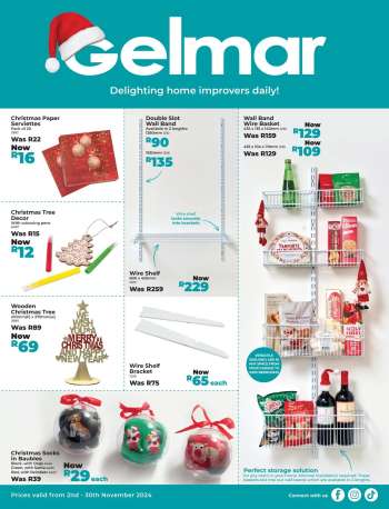 Gelmar catalogue  - 02/11/2024 - 30/11/2024.