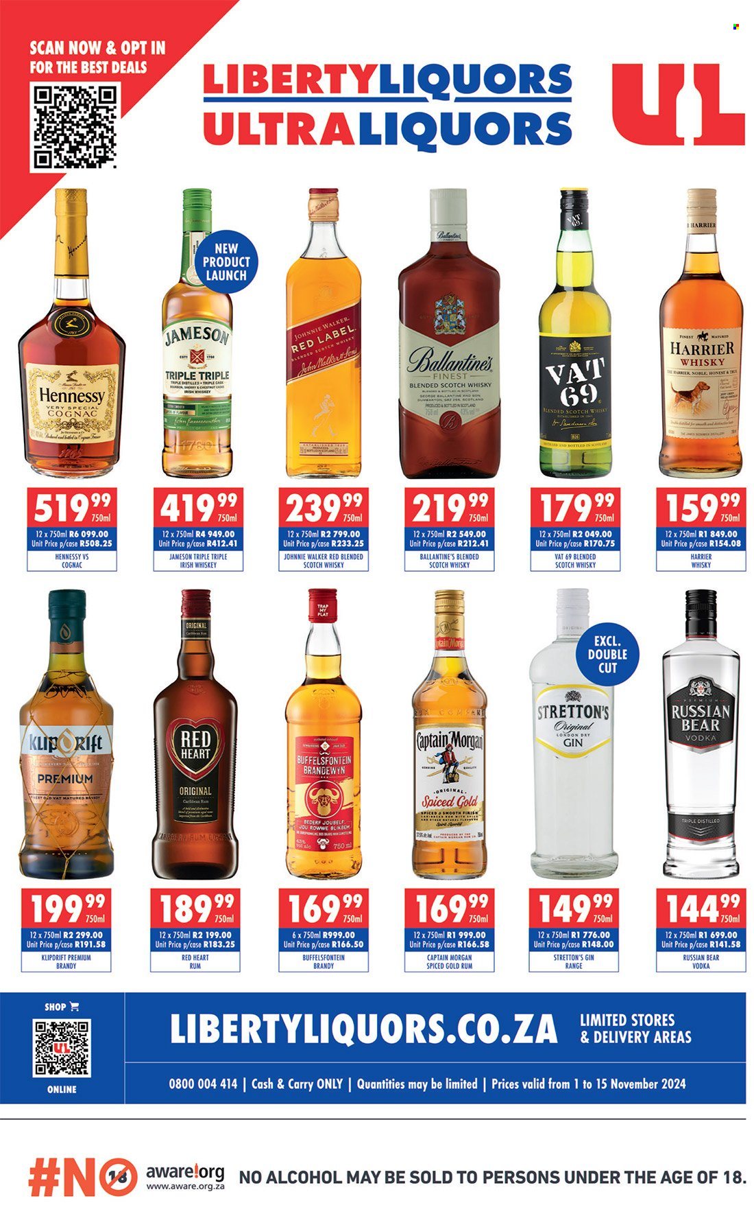 Liberty Liquors specials - 01/11/2024 - 15/11/2024. Page 1