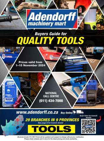Adendorff Machinery Mart catalogue  - 01/11/2024 - 15/11/2024.