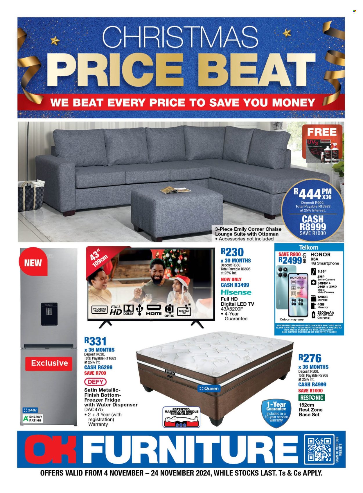 OK Furniture specials - 04/11/2024 - 24/11/2024. Page 1