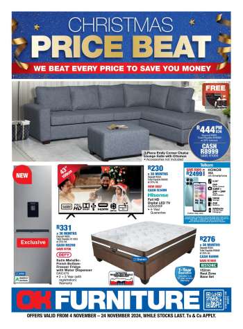 OK Furniture catalogue  - 04/11/2024 - 24/11/2024.