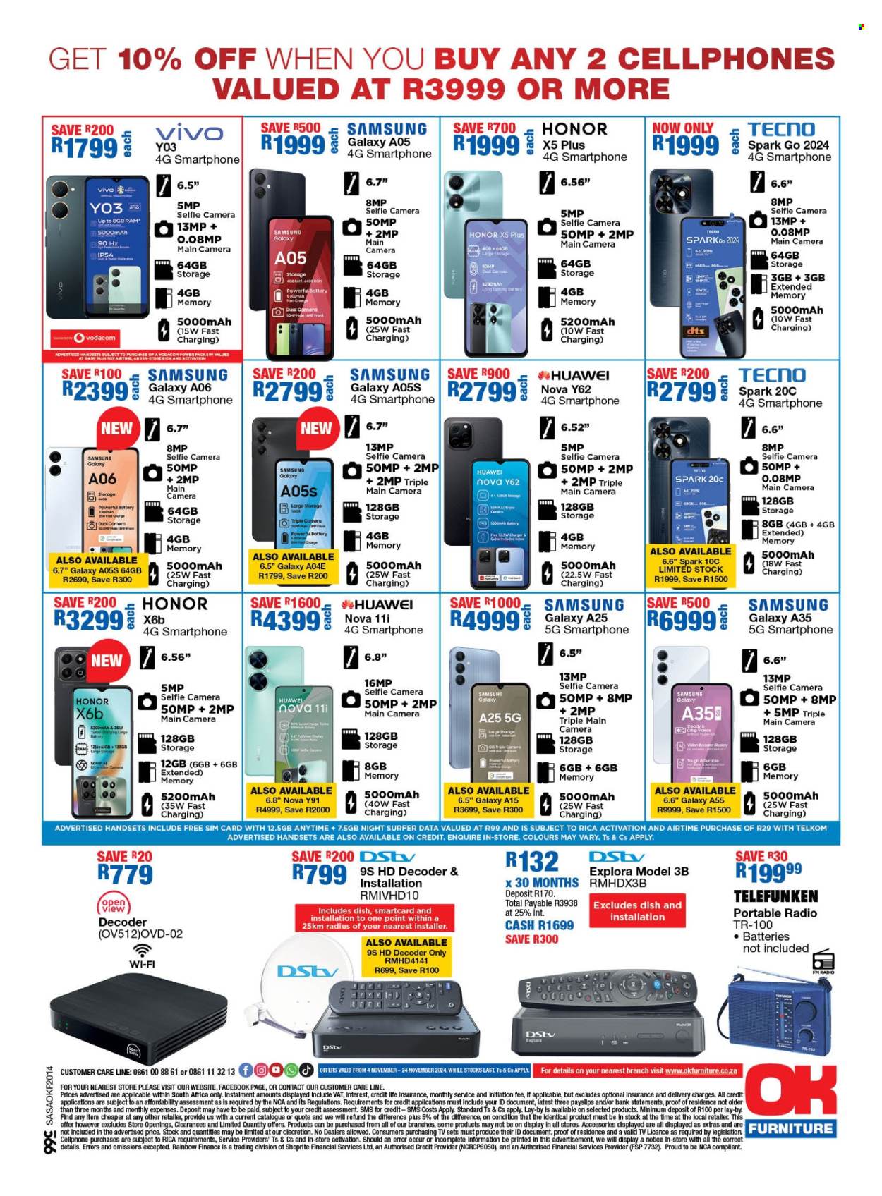 OK Furniture specials - 04/11/2024 - 24/11/2024. Page 16