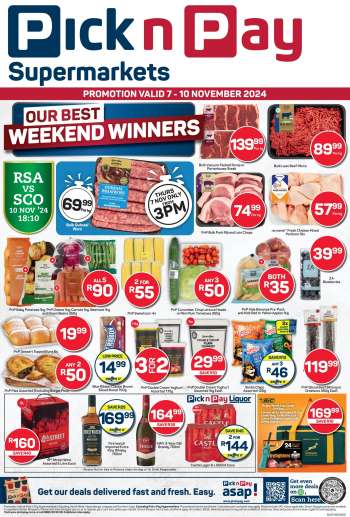 Pick n Pay Supermarket catalogue  - 07/11/2024 - 10/11/2024.
