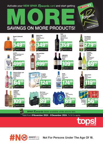 TOPS at SPAR catalogue  - 06/11/2024 - 08/12/2024.