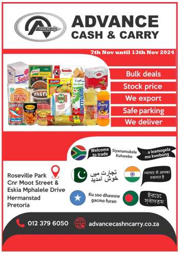 Advance Cash & Carry catalogue  - 07/11/2024 - 13/11/2024.