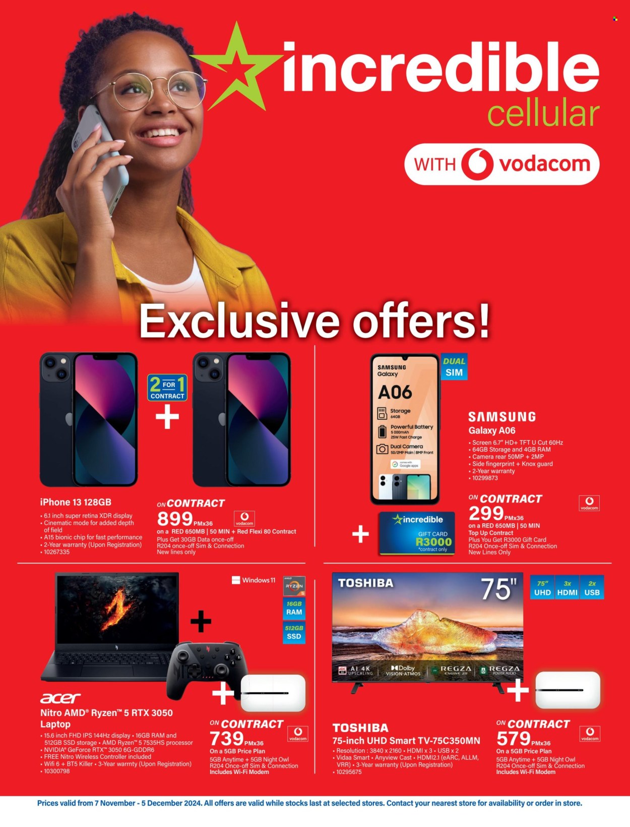 Incredible Connection specials - 07/11/2024 - 05/12/2024. Page 1