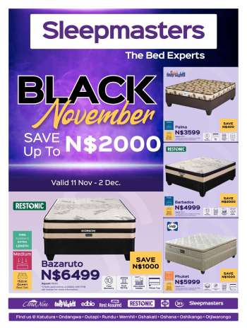 Sleepmasters catalogue  - 11/11/2024 - 02/12/2024.