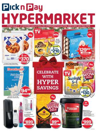 Pick n Pay Hypermarket catalogue  - 11/11/2024 - 27/11/2024.
