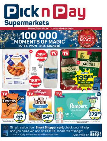 Pick n Pay Supermarket catalogue  - 11/11/2024 - 27/11/2024.