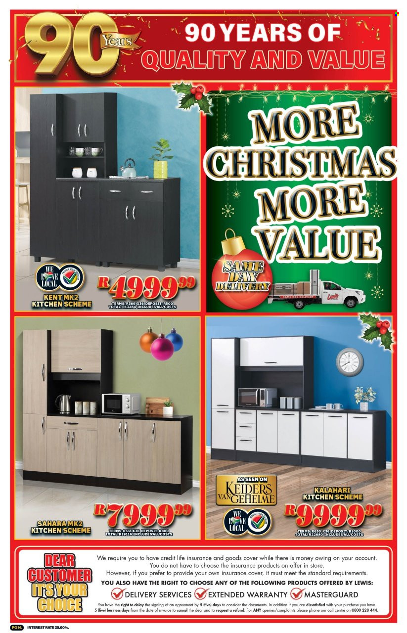 Lewis specials - 11/11/2024 - 08/12/2024. Page 14