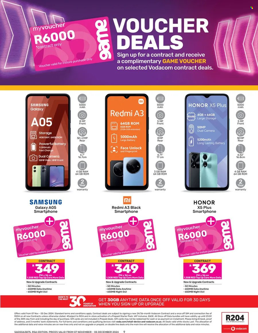Game specials - 07/11/2024 - 05/12/2024. Page 9