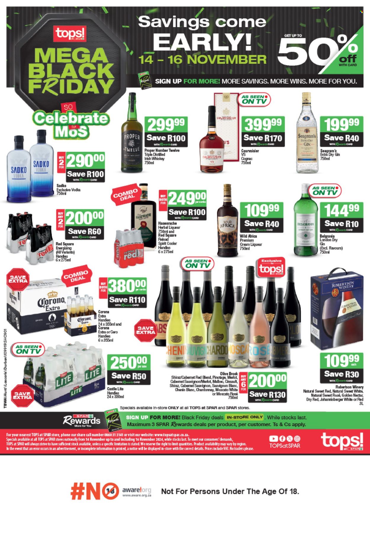 TOPS at SPAR specials - 14/11/2024 - 16/11/2024. Page 1
