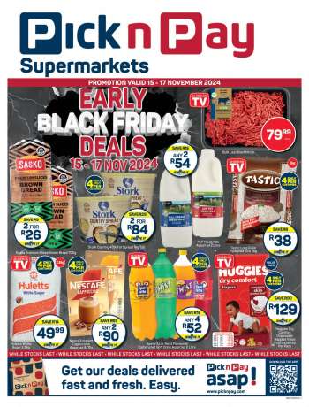 Pick n Pay Supermarket catalogue  - 15/11/2024 - 17/11/2024.