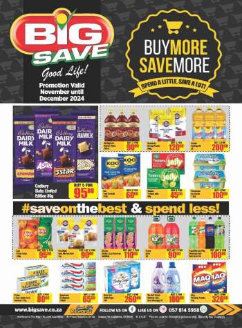Big Save catalogue  - 01/11/2024 - 31/12/2024.