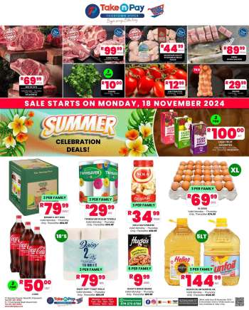 Take n Pay catalogue  - 18/11/2024 - 24/11/2024.